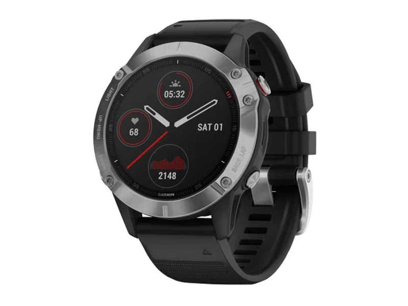 Garmin Fenix 6 srebrno - czarny